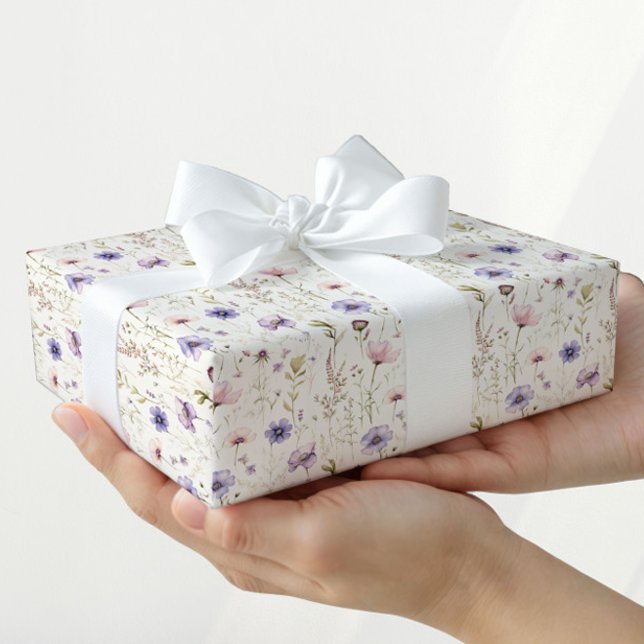 Wildflowers Garden Nature Gift Wrapping Paper Presentpapper (Skapare uppladdad)