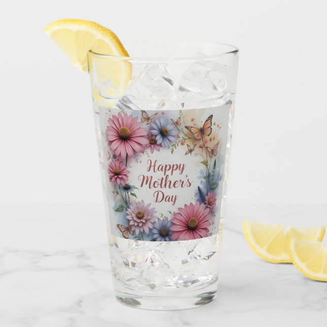 WildFlowers Happy Mother's Day Glaskopp (Framsida Ice)