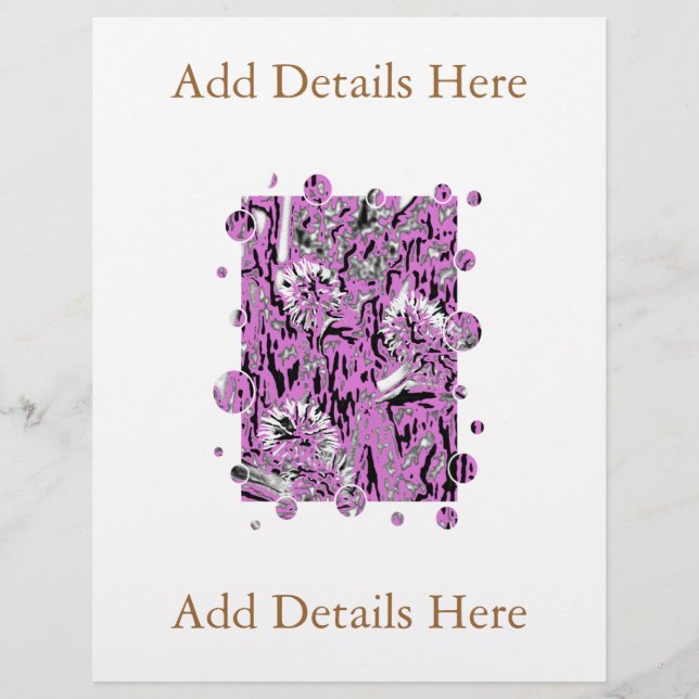 WILDFLOWERS REKLAMBLAD (Framsidan)