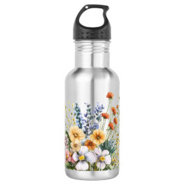 Wildflowers stainless steel water bottle. 