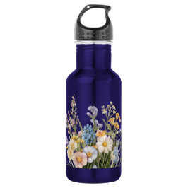 Wildflowers & Stainless Steel Water Bottle