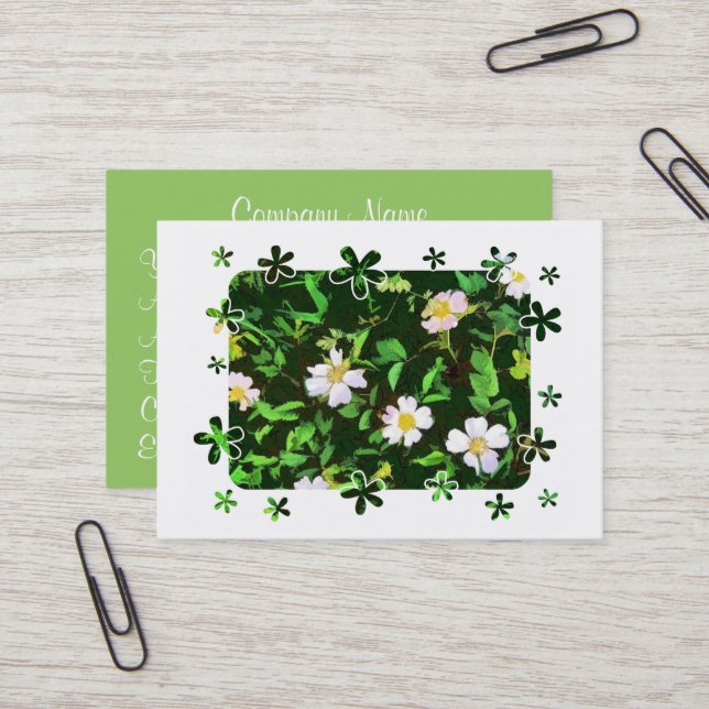 WILDFLOWERS VISITKORT (Fram/Back In Situ)