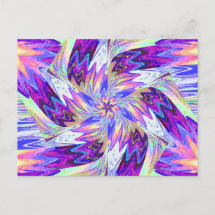 WILDFLOWES IN PASTELS 1 POSTKort Vykort