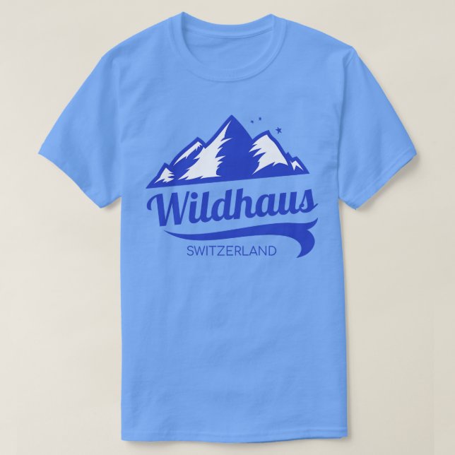 Wildhaus ski Schweiz T Shirt (Design framsida)