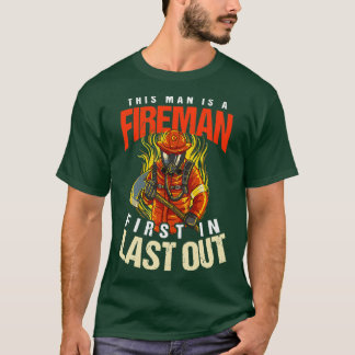 Wildland Firefighter först ut T Shirt