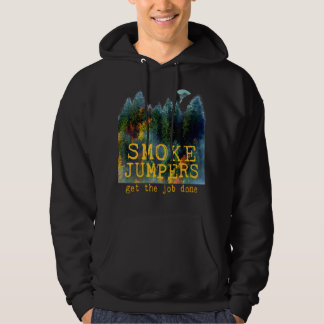 Wildland Firefighter Smokejumper Thin Red Line Hoodie