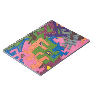 "WildLife" Abstrakt Art Anteckningsbok
