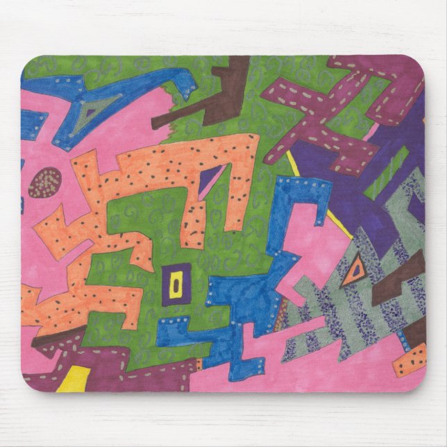 "WildLife" Abstrakt Art Musmatta (Framsidan)