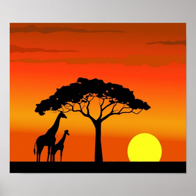 Wildlife Afrika Poster (Framsidan)