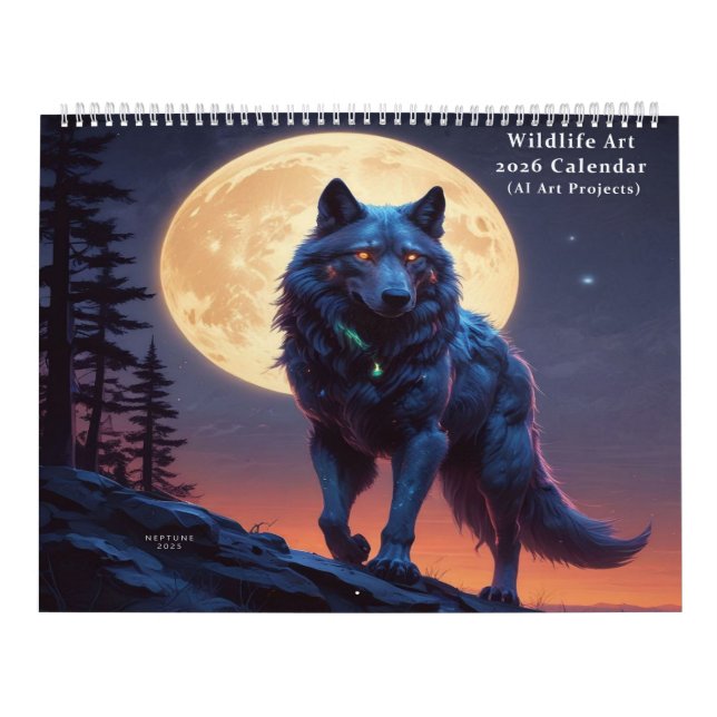 Wildlife AI Digital Art Kalender (Omslag)