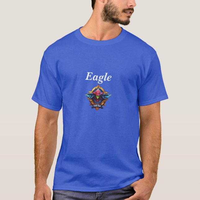 "Wildlife Animal Print T-Shirt | Majestic Eagle 🦅 (Framsida)