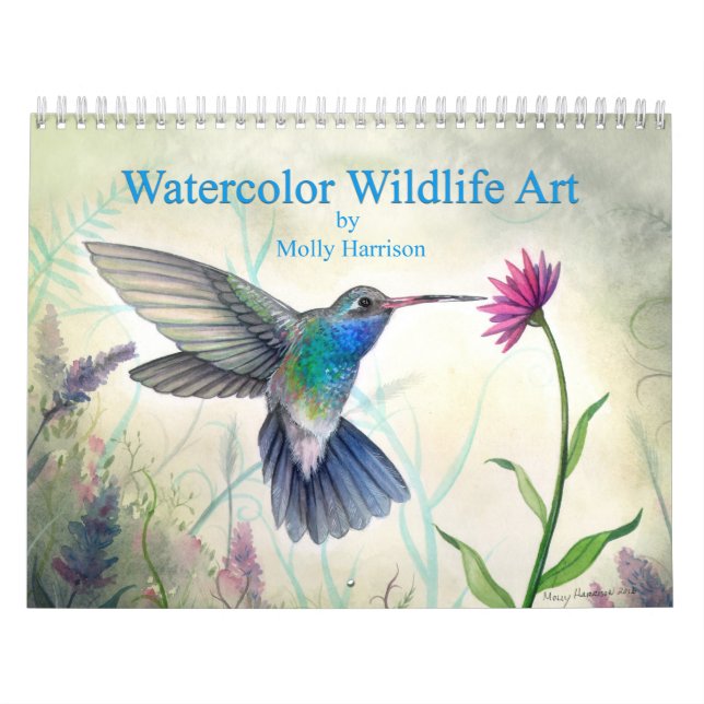 Wildlife Art Calendar av Artist Molly Harrison Kalender (Omslag)