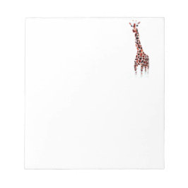 Wildlife Art Giraffe Anteckningsblock