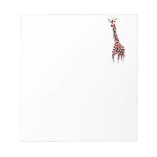 Wildlife Art Giraffe Anteckningsblock