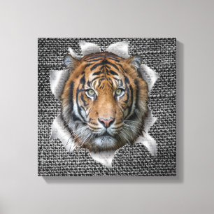 Wildlife Bengal Tiger Canvastryck