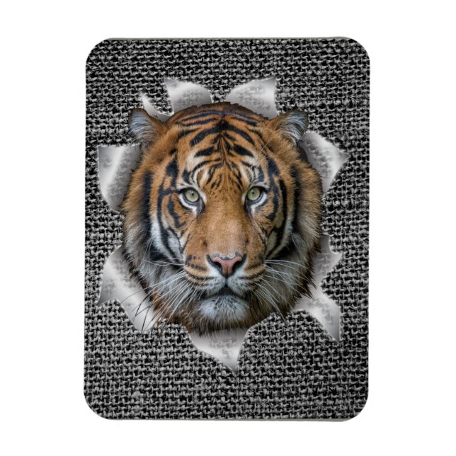 Wildlife Bengal Tiger Magnet (Vertikal)