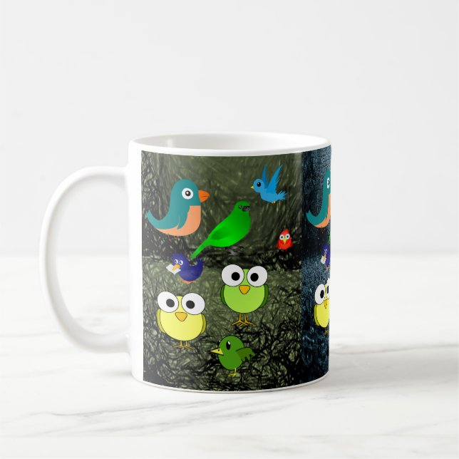 Wildlife Birds Mugg (Vänster)