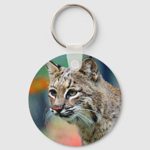 Wildlife Bobcat Photo Nyckelring