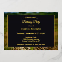 Wildlife Cheetah Pair Birthday Guld