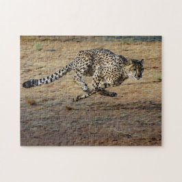 Wildlife Cheetah Running Photo Pussel