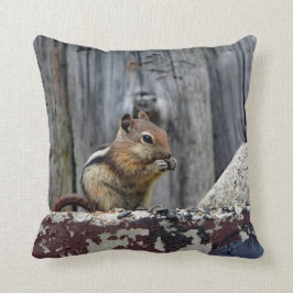Wildlife Chipmunk Animal Photo Kudde
