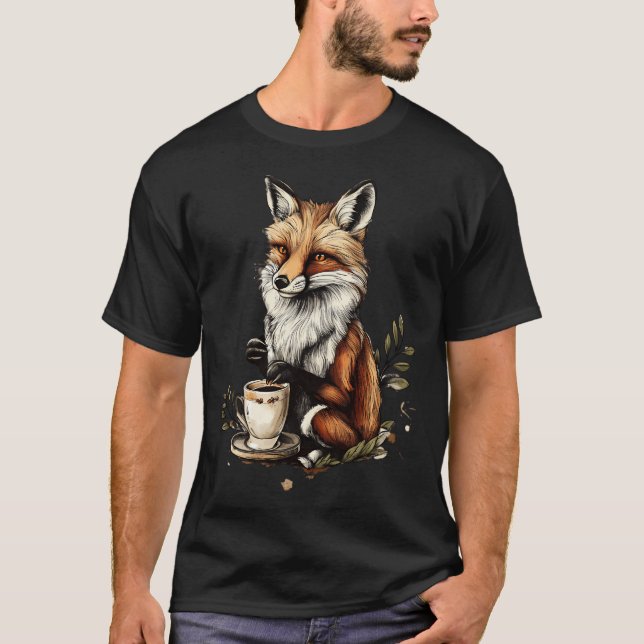 Wildlife Coffee T Shirt (Framsida)