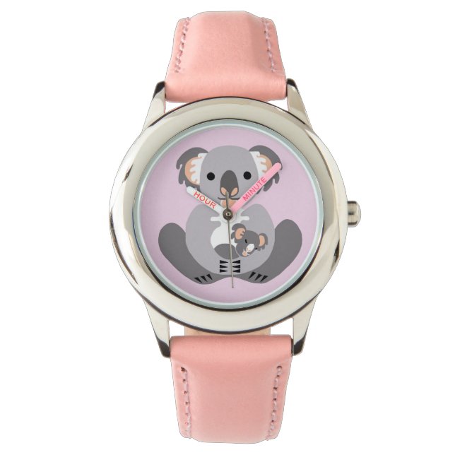 Wildlife - Cute KOALA - Marsupial - Australien - R Armbandsur (Framsida)