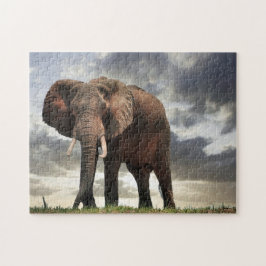 Wildlife Elephant Photo Pussel