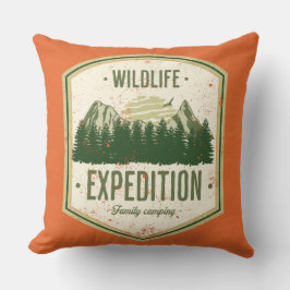 WildLife Expedition Outdoor Summer Vacation Family Kudde