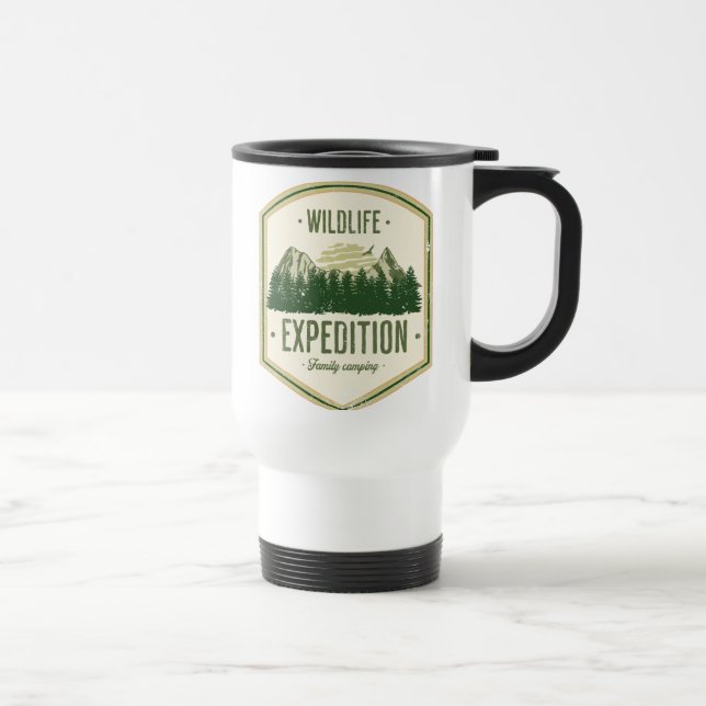 WildLife Expedition Outdoor Summer VacationT-Shirt Resemugg (Höger)