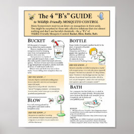Wildlife Friendly Mosquito Solutions Poster