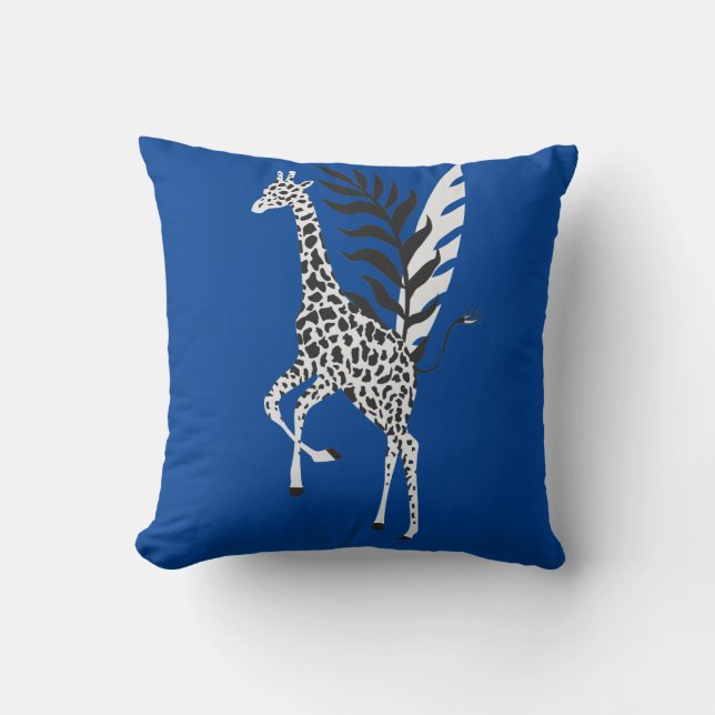 Wildlife Friendship - Giraffe Deep Blue Kudde (Framsida)
