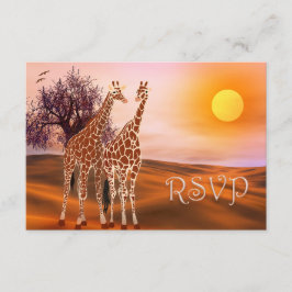 Wildlife Giraffe Zoo Theme OSA kort