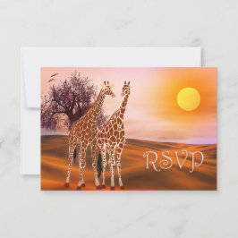Wildlife Giraffe Zoo Theme OSA kort