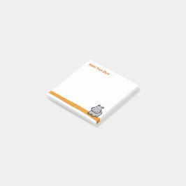 Wildlife Hippo Post-it Notes Block