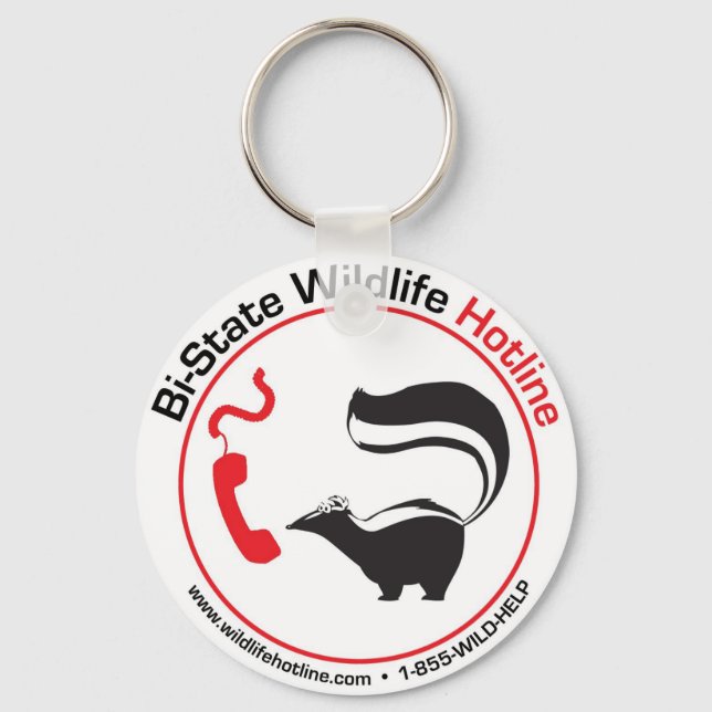 Wildlife Hotline Keychain Nyckelring (Framsida)