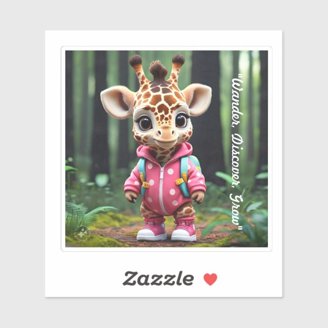 "Wildlife  Kid" Klistermärken (Ark)