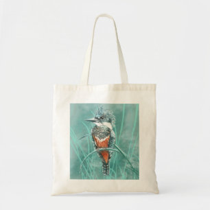 Wildlife Kingfisher Bird Nature Art Tygkasse