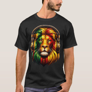 Wildlife Lioness Animal Musician Music Älskare Cut T Shirt