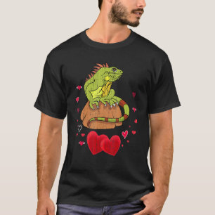Wildlife Lizard Heart Animal Reptile Tropical Igu T Shirt
