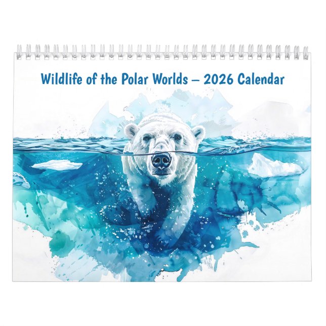 Wildlife of the Polar Worlds – 2026 Calendar Kalender (Omslag)