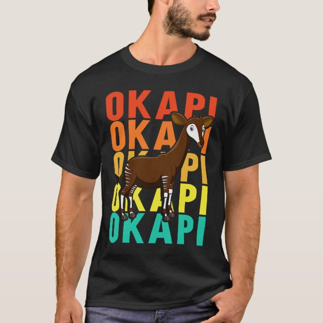 Wildlife Okapi T Shirt (Framsida)