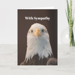 Wildlife Örn Porträtt Photo Sympathy Kort