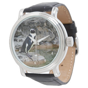 Wildlife Penguin Photo Armbandsur