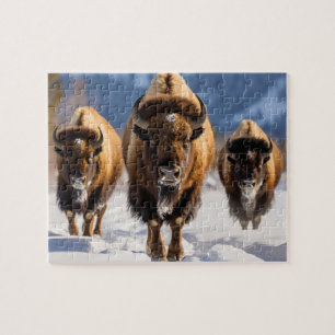 Wildlife Puzzle-Buffalo Pussel