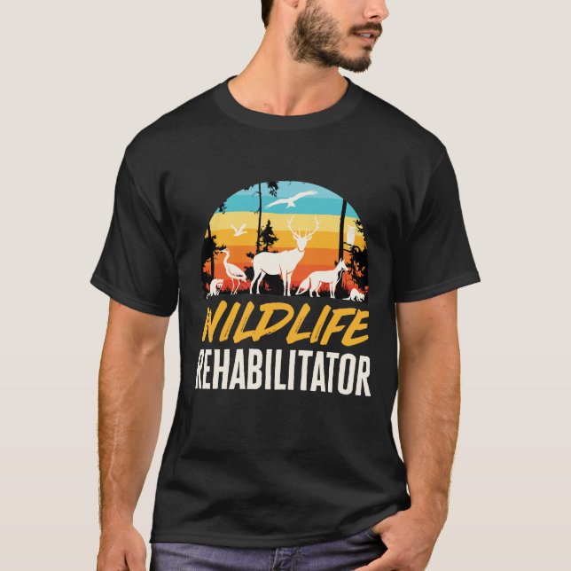 Wildlife Rehabilitator T Shirt (Framsida)