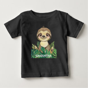 Wildlife Sloth Baby T Shirt