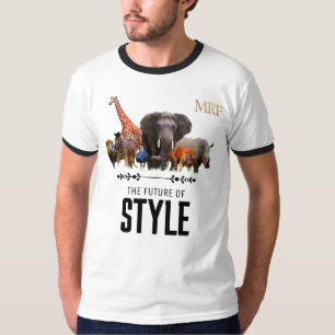 Wildlife Style Ringer T-Shirt – ”Framtidens Stil“