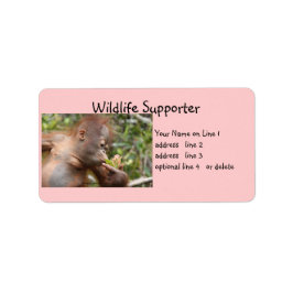 Wildlife Supporter Adressetikett