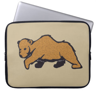 Wildlife Teckning Brown Bear Laptop Fodral
